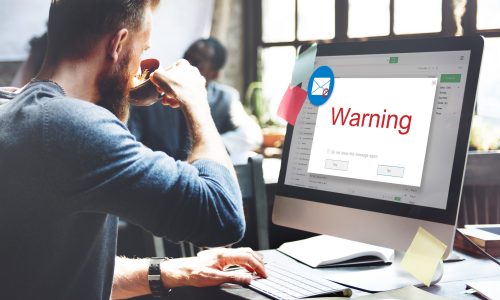 E-mail Popup Warning Window Concept