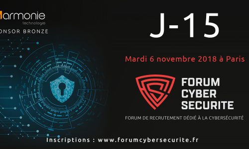 Harmonie Technologie vous donne rendez-vous le 6 novembre au Forum Cybersécurité